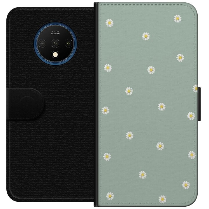 Plånboksfodral till OnePlus 7T med Prästkragar motiv i gruppen SMARTPHONE & SURFPLATTOR / Mobilskydd / OnePlus hos TP E-commerce Nordic AB (A56694)