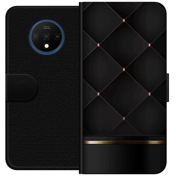 Plånboksfodral till OnePlus 7T med Lyxig linje motiv i gruppen SMARTPHONE & SURFPLATTOR / Mobilskydd / OnePlus hos TP E-commerce Nordic AB (A56705)