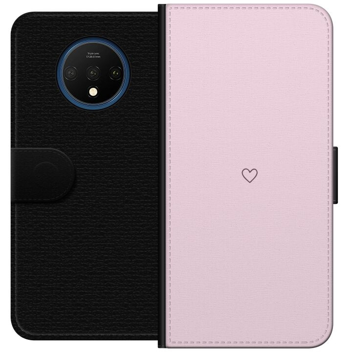 Plånboksfodral till OnePlus 7T med Hjärta motiv i gruppen SMARTPHONE & SURFPLATTOR / Mobilskydd / OnePlus hos TP E-commerce Nordic AB (A56709)