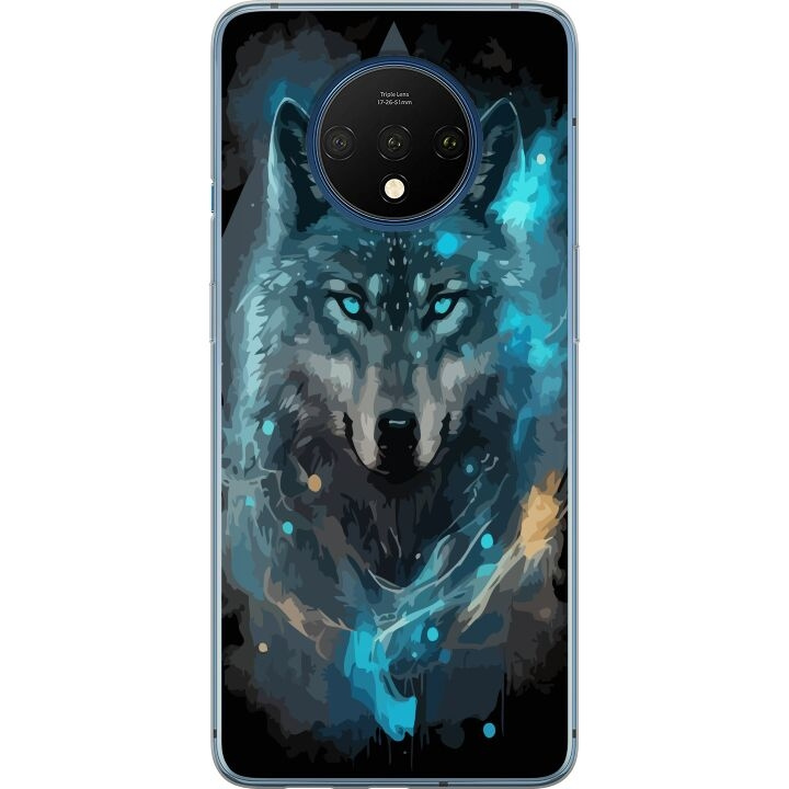 Mobilskal till OnePlus 7T med Varg motiv i gruppen SMARTPHONE & SURFPLATTOR / Mobilskydd / OnePlus hos TP E-commerce Nordic AB (A56722)