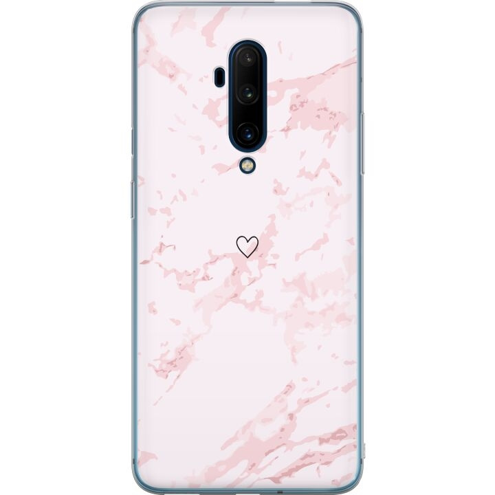 Mobilskal till OnePlus 7T Pro med Rosa Hjärta motiv i gruppen SMARTPHONE & SURFPLATTOR / Mobilskydd / OnePlus hos TP E-commerce Nordic AB (A56794)
