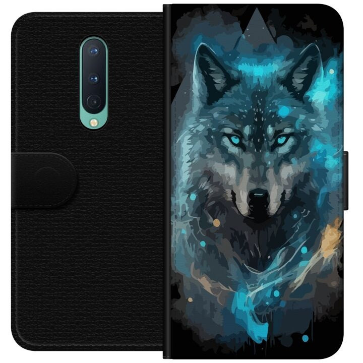 Plånboksfodral till OnePlus 8 med Varg motiv i gruppen SMARTPHONE & SURFPLATTOR / Mobilskydd / OnePlus hos TP E-commerce Nordic AB (A56803)