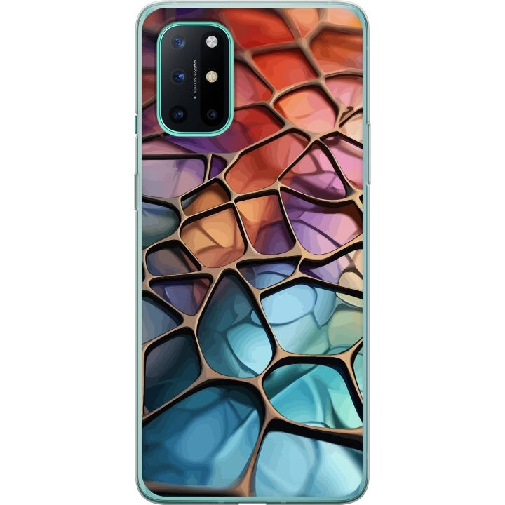 Mobilskal till OnePlus 8T med Metalliskt mönster motiv i gruppen SMARTPHONE & SURFPLATTOR / Mobilskydd / OnePlus hos TP E-commerce Nordic AB (A56943)