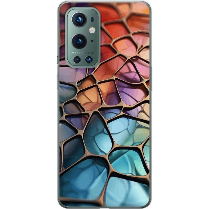 Mobilskal till OnePlus 9 Pro med Metalliskt mönster motiv i gruppen SMARTPHONE & SURFPLATTOR / Mobilskydd / OnePlus hos TP E-commerce Nordic AB (A57051)