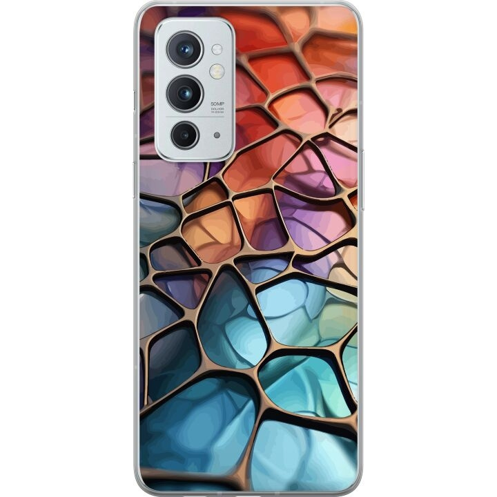 Mobilskal till OnePlus 9RT 5G med Metalliskt mönster motiv i gruppen SMARTPHONE & SURFPLATTOR / Mobilskydd / OnePlus hos TP E-commerce Nordic AB (A57078)