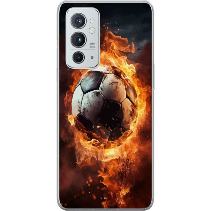 Mobilskal till OnePlus 9RT 5G med Fotboll motiv i gruppen SMARTPHONE & SURFPLATTOR / Mobilskydd / OnePlus hos TP E-commerce Nordic AB (A57089)