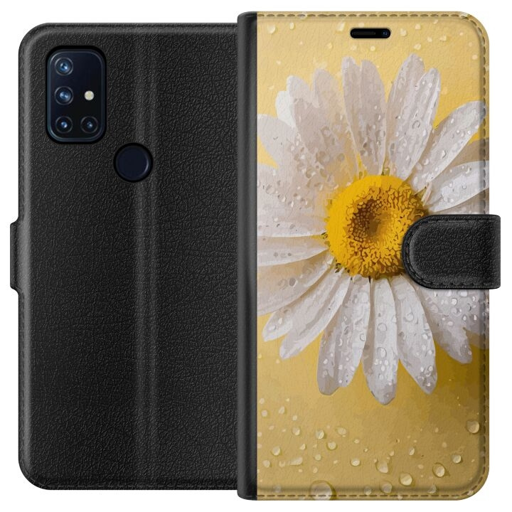 Plånboksfodral till OnePlus Nord N10 5G med Porslinsblomma motiv i gruppen SMARTPHONE & SURFPLATTOR / Mobilskydd / OnePlus hos TP E-commerce Nordic AB (A57203)