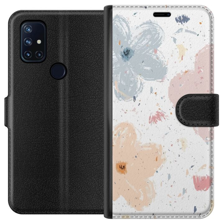 Plånboksfodral till OnePlus Nord N10 5G med Blommor motiv i gruppen SMARTPHONE & SURFPLATTOR / Mobilskydd / OnePlus hos TP E-commerce Nordic AB (A57215)