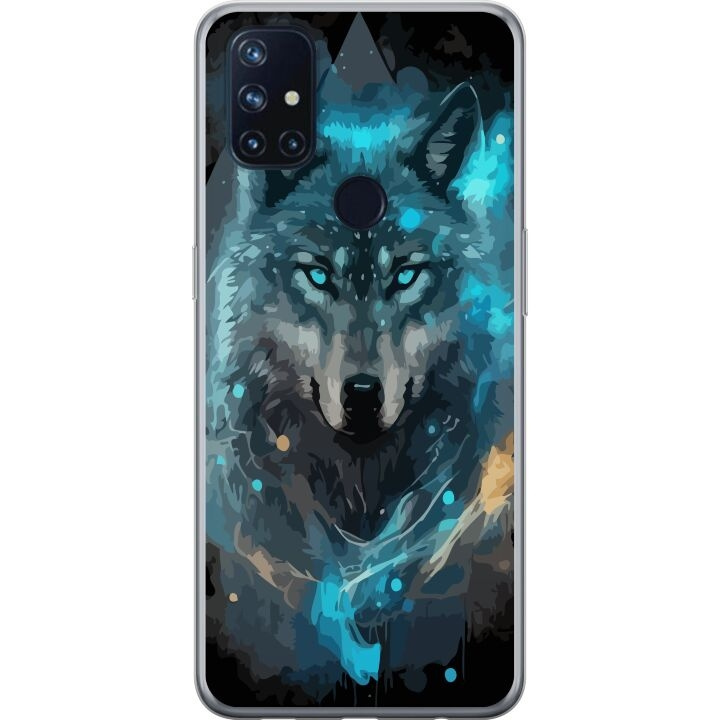 Mobilskal till OnePlus Nord N10 5G med Varg motiv i gruppen SMARTPHONE & SURFPLATTOR / Mobilskydd / OnePlus hos TP E-commerce Nordic AB (A57235)