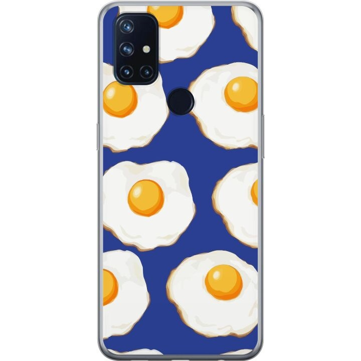 Mobilskal till OnePlus Nord N10 5G med Stekta ägg motiv i gruppen SMARTPHONE & SURFPLATTOR / Mobilskydd / OnePlus hos TP E-commerce Nordic AB (A57236)