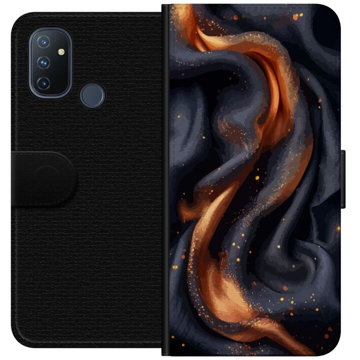 Plånboksfodral till OnePlus Nord N100 med Eldigt silke motiv i gruppen SMARTPHONE & SURFPLATTOR / Mobilskydd / OnePlus hos TP E-commerce Nordic AB (A57258)
