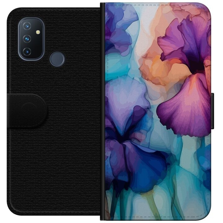 Plånboksfodral till OnePlus Nord N100 med Magiska blommor motiv i gruppen SMARTPHONE & SURFPLATTOR / Mobilskydd / OnePlus hos TP E-commerce Nordic AB (A57260)