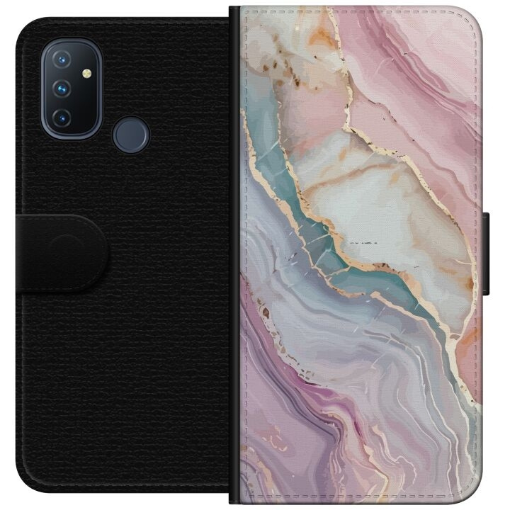 Plånboksfodral till OnePlus Nord N100 med Marmor motiv i gruppen SMARTPHONE & SURFPLATTOR / Mobilskydd / OnePlus hos TP E-commerce Nordic AB (A57279)