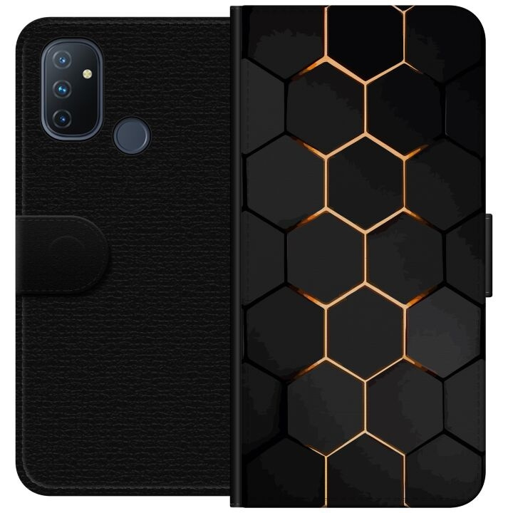 Plånboksfodral till OnePlus Nord N100 med Lyxigt Mönster motiv i gruppen SMARTPHONE & SURFPLATTOR / Mobilskydd / OnePlus hos TP E-commerce Nordic AB (A57282)