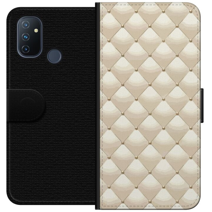 Plånboksfodral till OnePlus Nord N100 med Guldglans motiv i gruppen SMARTPHONE & SURFPLATTOR / Mobilskydd / OnePlus hos TP E-commerce Nordic AB (A57283)
