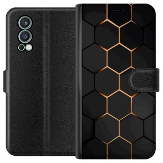 Plånboksfodral till OnePlus Nord 2 5G med Lyxigt Mönster motiv