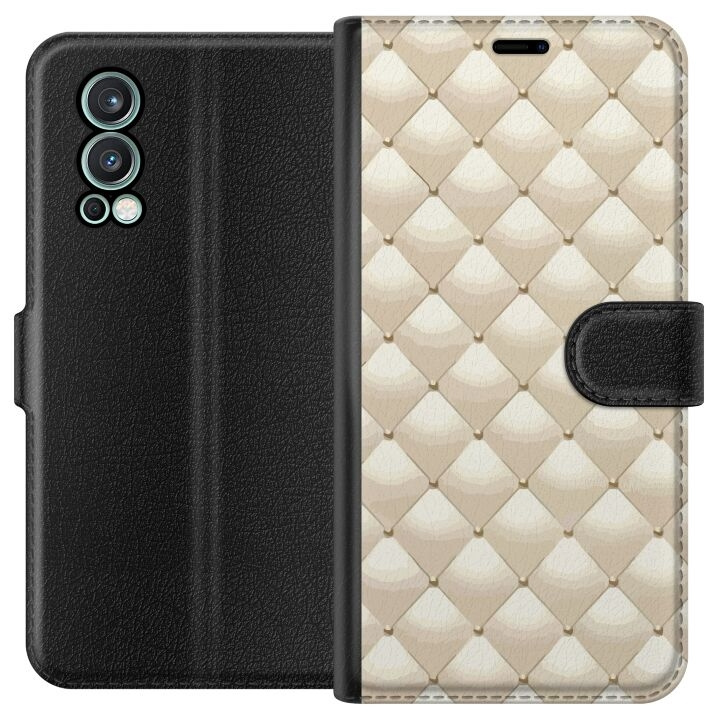 Plånboksfodral till OnePlus Nord 2 5G med Guldglans motiv i gruppen SMARTPHONE & SURFPLATTOR / Mobilskydd / OnePlus hos TP E-commerce Nordic AB (A57337)