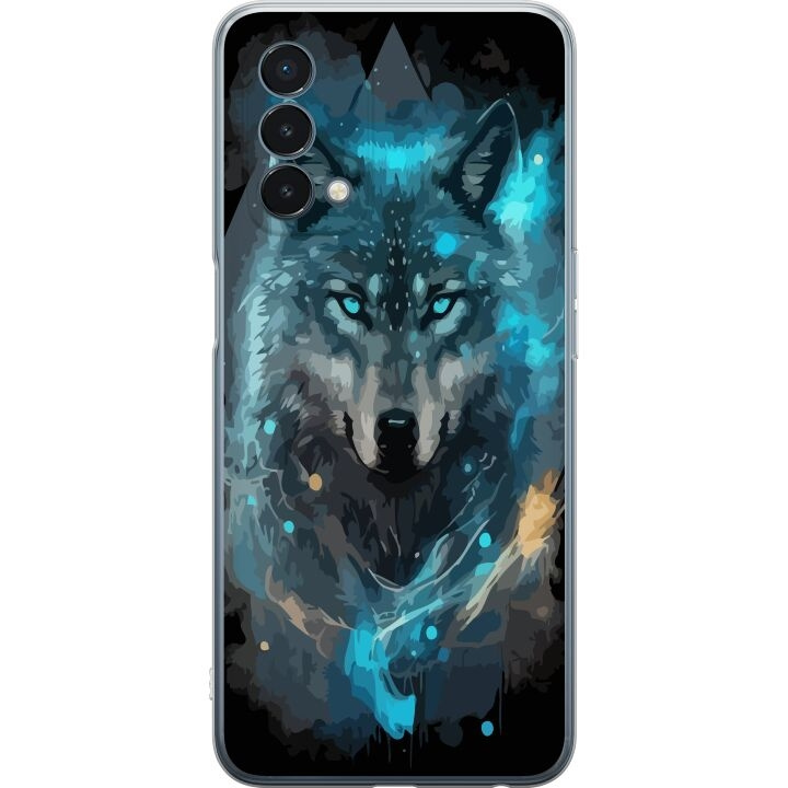 Mobilskal till OnePlus Nord N200 5G med Varg motiv i gruppen SMARTPHONE & SURFPLATTOR / Mobilskydd / OnePlus hos TP E-commerce Nordic AB (A57397)