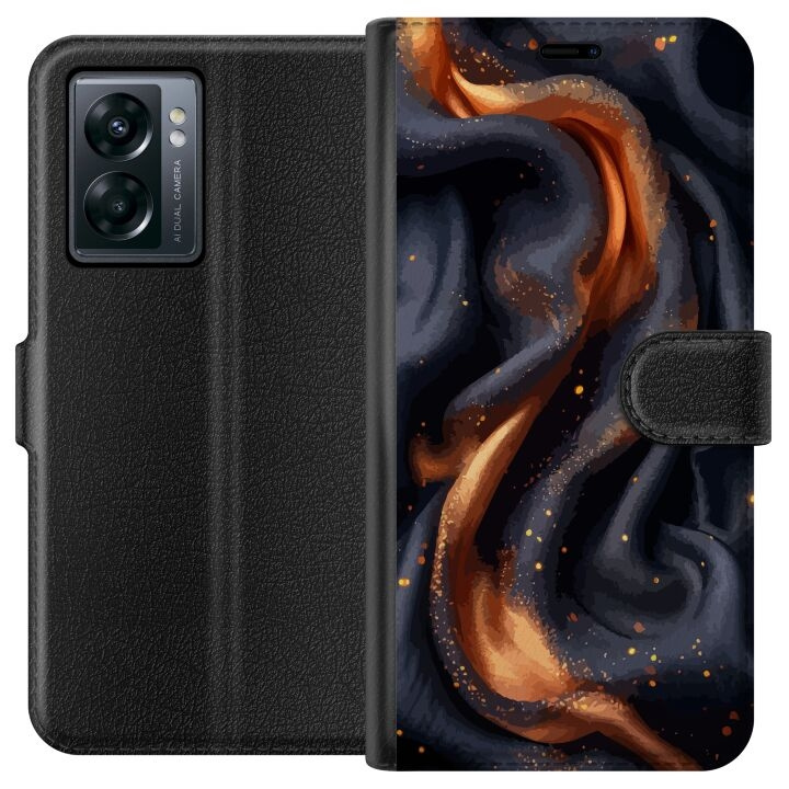 Plånboksfodral till OnePlus Nord N300 med Eldigt silke motiv i gruppen SMARTPHONE & SURFPLATTOR / Mobilskydd / OnePlus hos TP E-commerce Nordic AB (A57501)