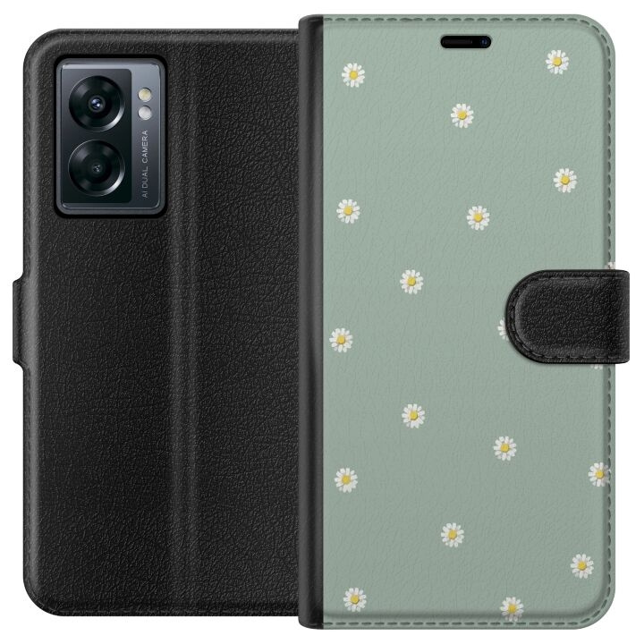 Plånboksfodral till OnePlus Nord N300 med Prästkragar motiv i gruppen SMARTPHONE & SURFPLATTOR / Mobilskydd / OnePlus hos TP E-commerce Nordic AB (A57504)