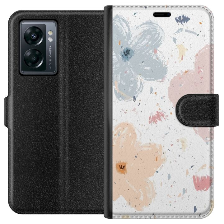 Plånboksfodral till OnePlus Nord N300 med Blommor motiv i gruppen SMARTPHONE & SURFPLATTOR / Mobilskydd / OnePlus hos TP E-commerce Nordic AB (A57512)