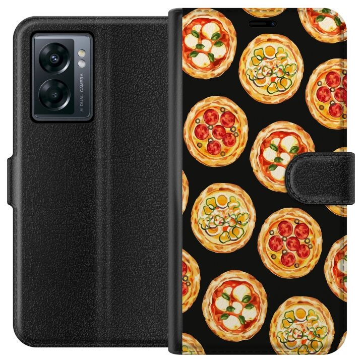 Plånboksfodral till OnePlus Nord N300 med Pizza motiv i gruppen SMARTPHONE & SURFPLATTOR / Mobilskydd / OnePlus hos TP E-commerce Nordic AB (A57513)
