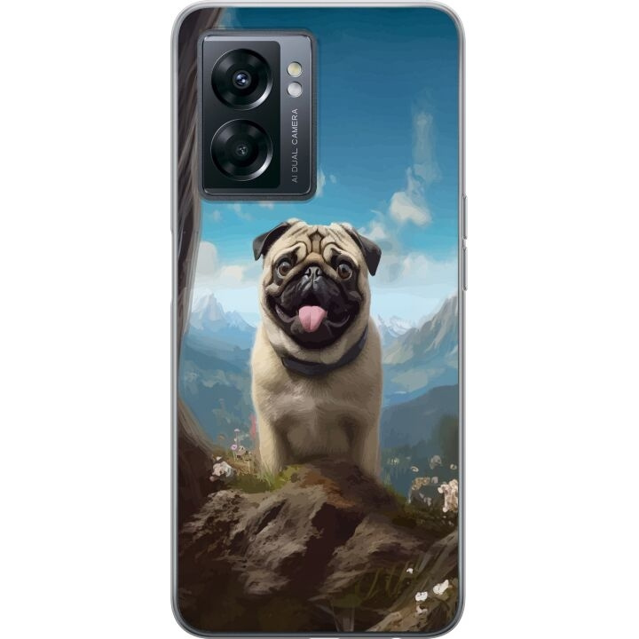 Mobilskal till OnePlus Nord N300 med Glad Hund motiv i gruppen SMARTPHONE & SURFPLATTOR / Mobilskydd / OnePlus hos TP E-commerce Nordic AB (A57545)