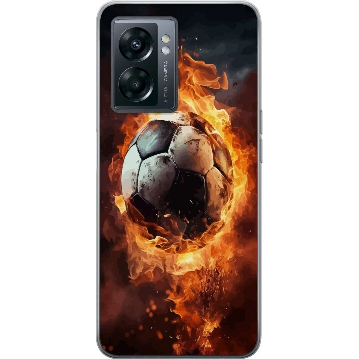 Mobilskal till OnePlus Nord N300 med Fotboll motiv i gruppen SMARTPHONE & SURFPLATTOR / Mobilskydd / OnePlus hos TP E-commerce Nordic AB (A57548)