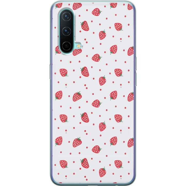Mobilskal till OnePlus Nord CE 5G med Jordgubbar motiv i gruppen SMARTPHONE & SURFPLATTOR / Mobilskydd / OnePlus hos TP E-commerce Nordic AB (A57598)