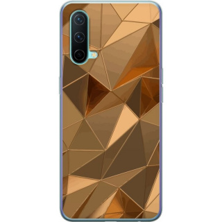 Mobilskal till OnePlus Nord CE 5G med 3D Guld motiv
