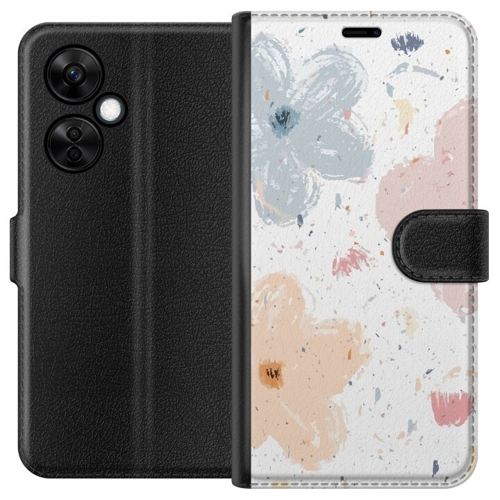 Plånboksfodral till OnePlus Nord CE3 med Blommor motiv i gruppen SMARTPHONE & SURFPLATTOR / Mobilskydd / OnePlus hos TP E-commerce Nordic AB (A57674)