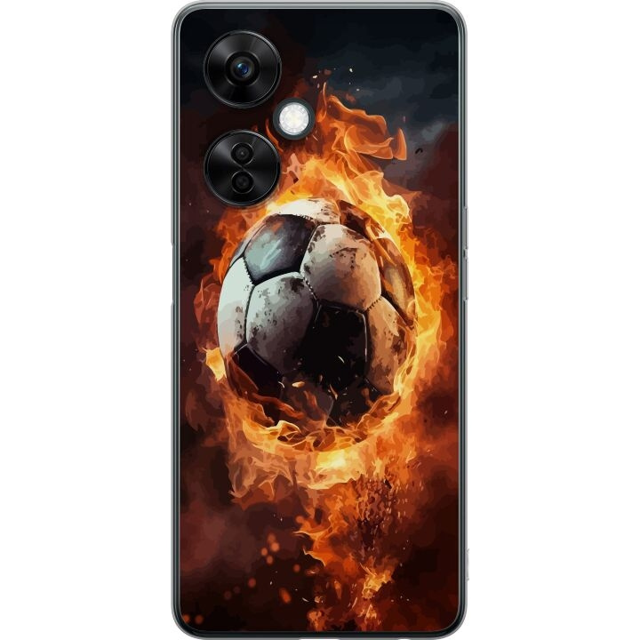 Mobilskal till OnePlus Nord CE3 med Fotboll motiv i gruppen SMARTPHONE & SURFPLATTOR / Mobilskydd / OnePlus hos TP E-commerce Nordic AB (A57710)