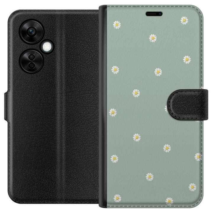 Plånboksfodral till OnePlus Nord CE 3 Lite med Prästkragar motiv i gruppen SMARTPHONE & SURFPLATTOR / Mobilskydd / OnePlus hos TP E-commerce Nordic AB (A57720)