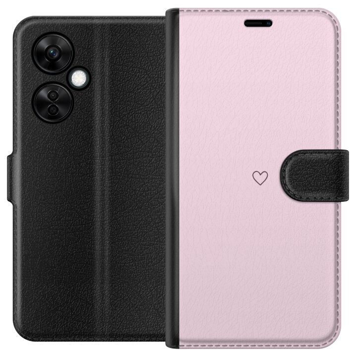 Plånboksfodral till OnePlus Nord CE 3 Lite med Hjärta motiv i gruppen SMARTPHONE & SURFPLATTOR / Mobilskydd / OnePlus hos TP E-commerce Nordic AB (A57735)