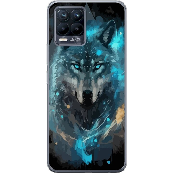 Mobilskal till Realme 8 med Varg motiv i gruppen SMARTPHONE & SURFPLATTOR / Mobilskydd / Realme hos TP E-commerce Nordic AB (A57964)