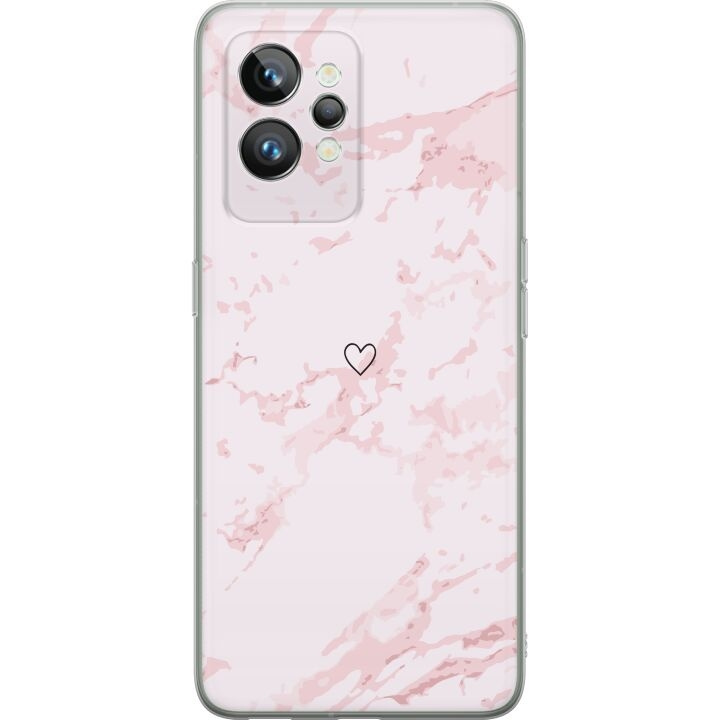 Mobilskal till Realme GT2 Pro med Rosa Hjärta motiv i gruppen SMARTPHONE & SURFPLATTOR / Mobilskydd / Realme hos TP E-commerce Nordic AB (A58063)