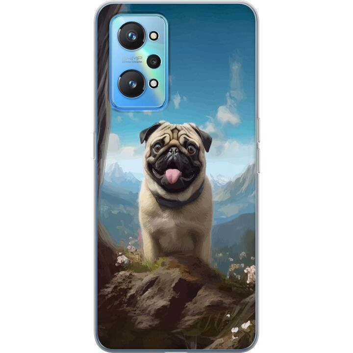 Mobilskal till Realme GT Neo2 med Glad Hund motiv i gruppen SMARTPHONE & SURFPLATTOR / Mobilskydd / Realme hos TP E-commerce Nordic AB (A58085)