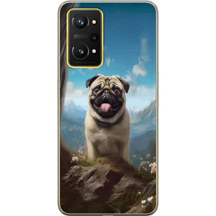 Mobilskal till Realme GT Neo 3T med Glad Hund motiv i gruppen SMARTPHONE & SURFPLATTOR / Mobilskydd / Realme hos TP E-commerce Nordic AB (A58112)