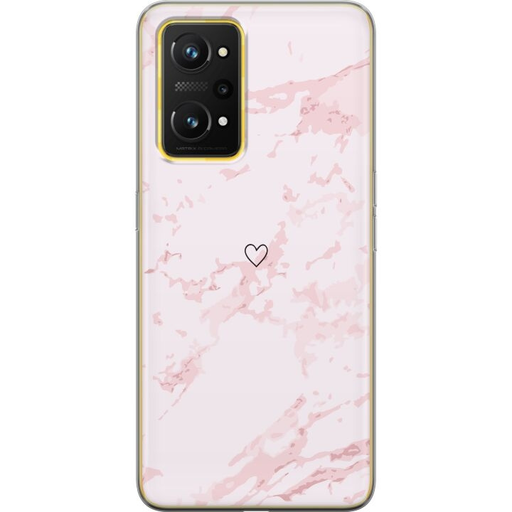 Mobilskal till Realme GT Neo 3T med Rosa Hjärta motiv i gruppen SMARTPHONE & SURFPLATTOR / Mobilskydd / Realme hos TP E-commerce Nordic AB (A58117)
