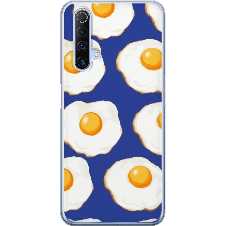 Mobilskal till Realme X50 5G med Stekta ägg motiv i gruppen SMARTPHONE & SURFPLATTOR / Mobilskydd / Realme hos TP E-commerce Nordic AB (A58127)