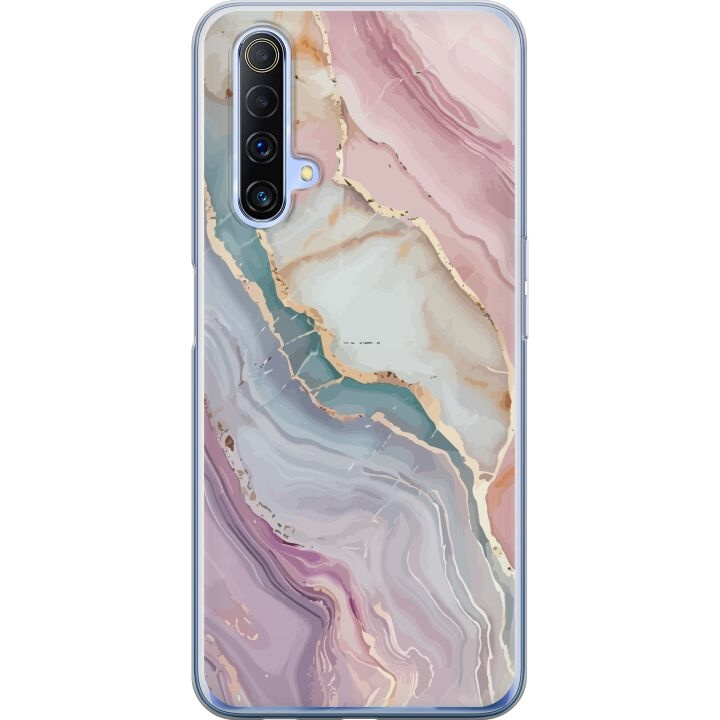 Mobilskal till Realme X50 5G med Marmor motiv i gruppen SMARTPHONE & SURFPLATTOR / Mobilskydd / Realme hos TP E-commerce Nordic AB (A58143)
