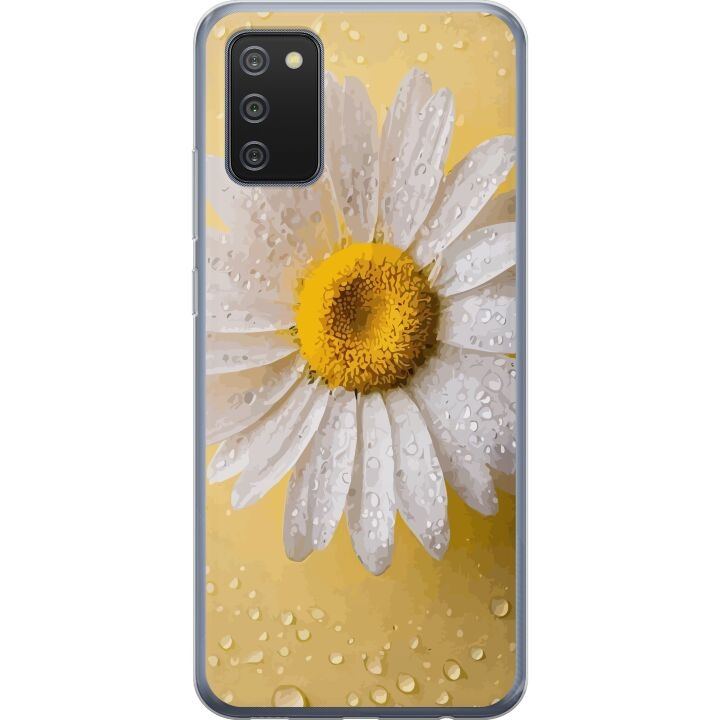 Mobilskal till Samsung Galaxy A02s med Porslinsblomma motiv i gruppen SMARTPHONE & SURFPLATTOR / Mobilskydd / Samsung hos TP E-commerce Nordic AB (A58175)