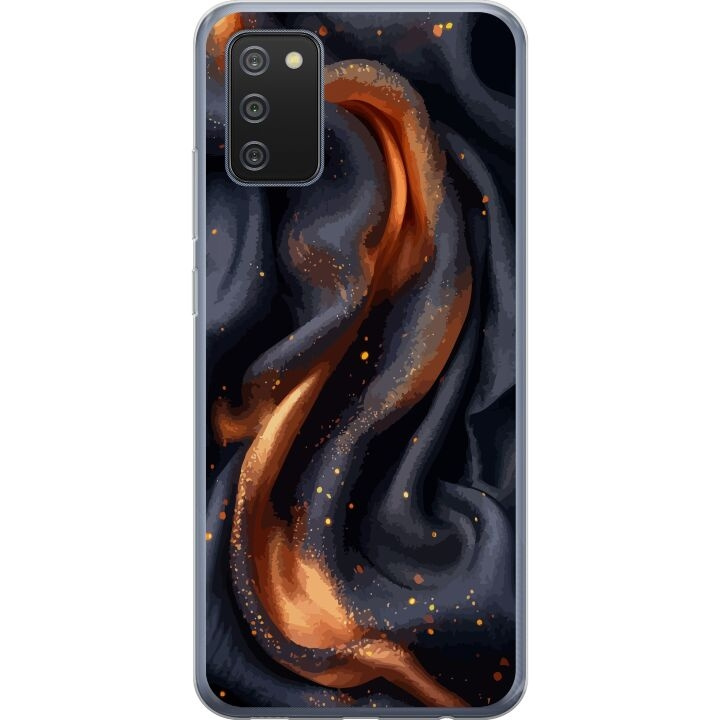 Mobilskal till Samsung Galaxy A02s med Eldigt silke motiv i gruppen SMARTPHONE & SURFPLATTOR / Mobilskydd / Samsung hos TP E-commerce Nordic AB (A58176)