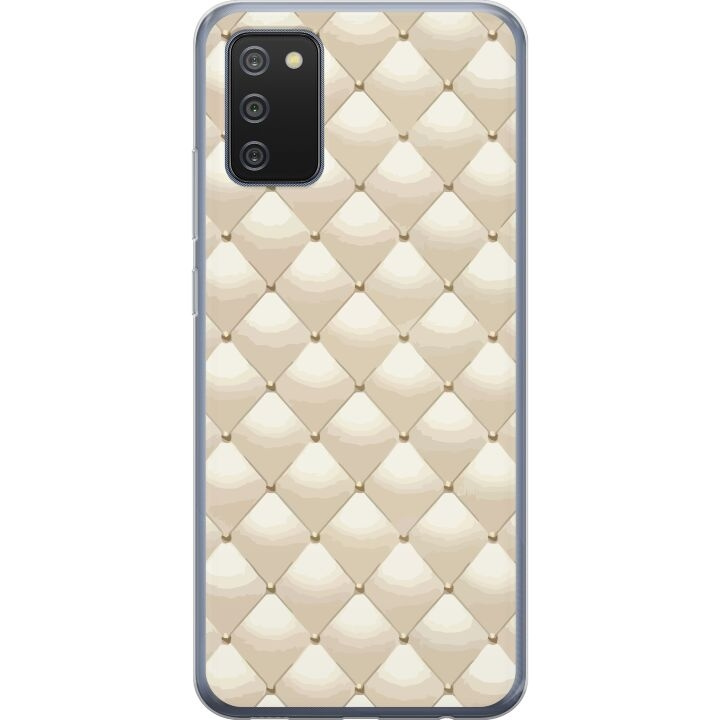 Mobilskal till Samsung Galaxy A02s med Guldglans motiv i gruppen SMARTPHONE & SURFPLATTOR / Mobilskydd / Samsung hos TP E-commerce Nordic AB (A58201)