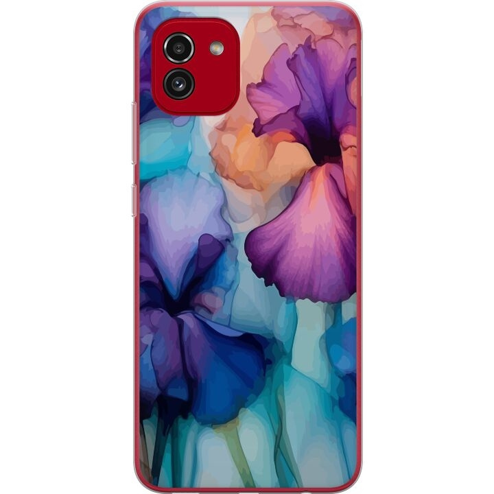 Mobilskal till Samsung Galaxy A03 med Magiska blommor motiv i gruppen SMARTPHONE & SURFPLATTOR / Mobilskydd / Samsung hos TP E-commerce Nordic AB (A58232)