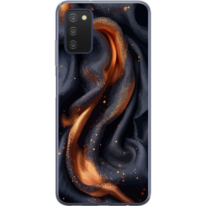 Mobilskal till Samsung Galaxy A03s med Eldigt silke motiv i gruppen SMARTPHONE & SURFPLATTOR / Mobilskydd / Samsung hos TP E-commerce Nordic AB (A58284)