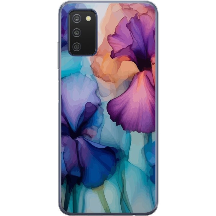 Mobilskal till Samsung Galaxy A03s med Magiska blommor motiv i gruppen SMARTPHONE & SURFPLATTOR / Mobilskydd / Samsung hos TP E-commerce Nordic AB (A58286)