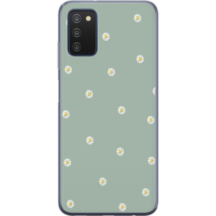 Mobilskal till Samsung Galaxy A03s med Prästkragar motiv i gruppen SMARTPHONE & SURFPLATTOR / Mobilskydd / Samsung hos TP E-commerce Nordic AB (A58287)