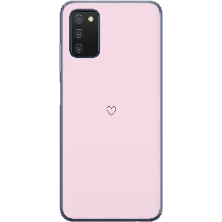 Mobilskal till Samsung Galaxy A03s med Hjärta motiv i gruppen SMARTPHONE & SURFPLATTOR / Mobilskydd / Samsung hos TP E-commerce Nordic AB (A58302)