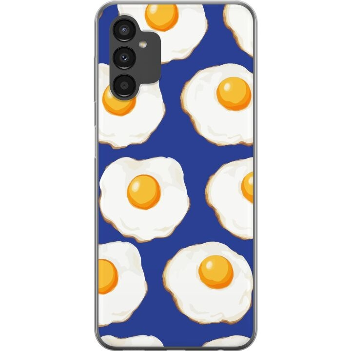 Mobilskal till Samsung Galaxy A04s med Stekta ägg motiv i gruppen SMARTPHONE & SURFPLATTOR / Mobilskydd / Samsung hos TP E-commerce Nordic AB (A58343)